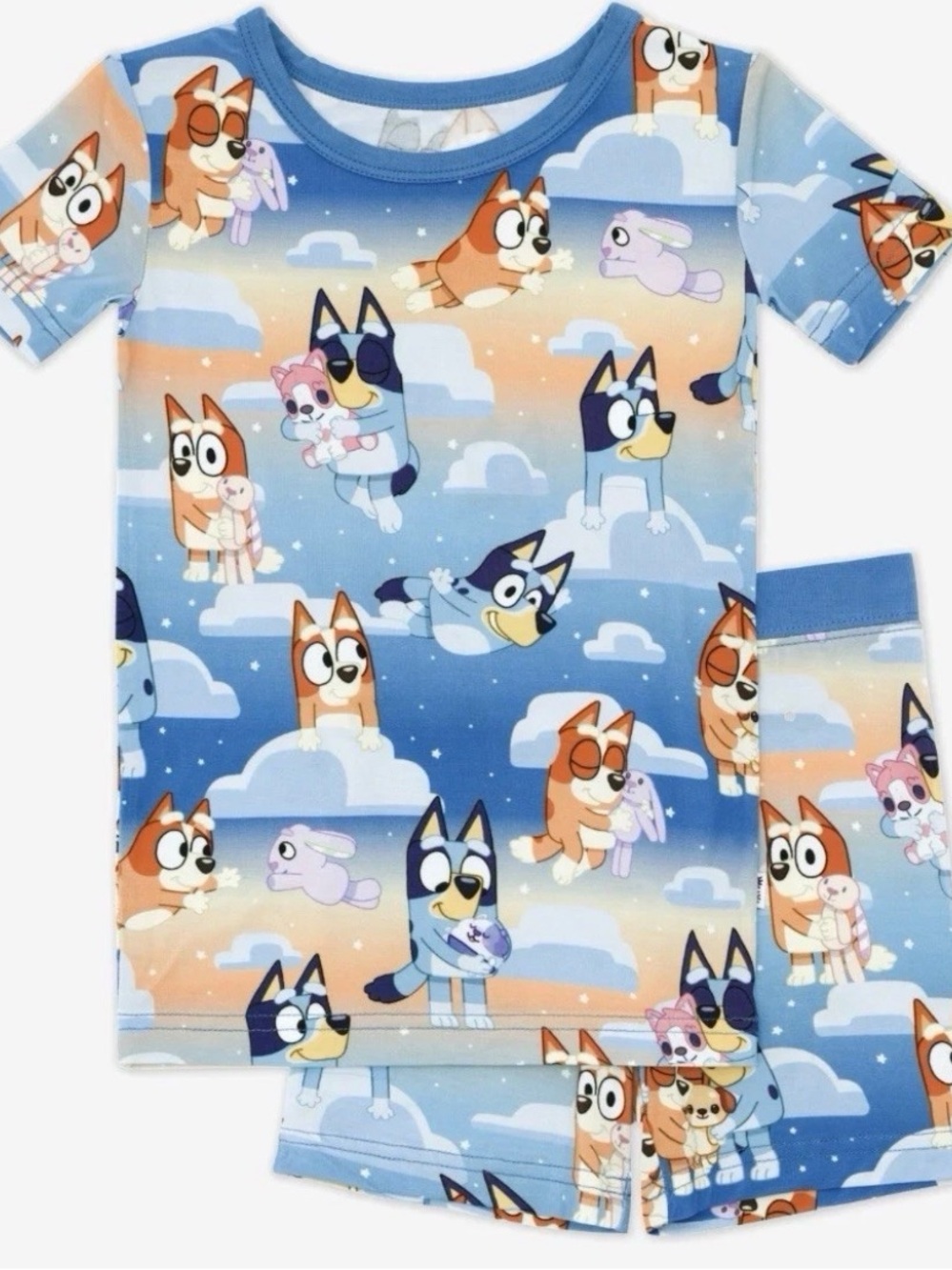 NEW Little Sleepies Bluey Sleepytime Two-Piece Pajama Shorts Set 3T